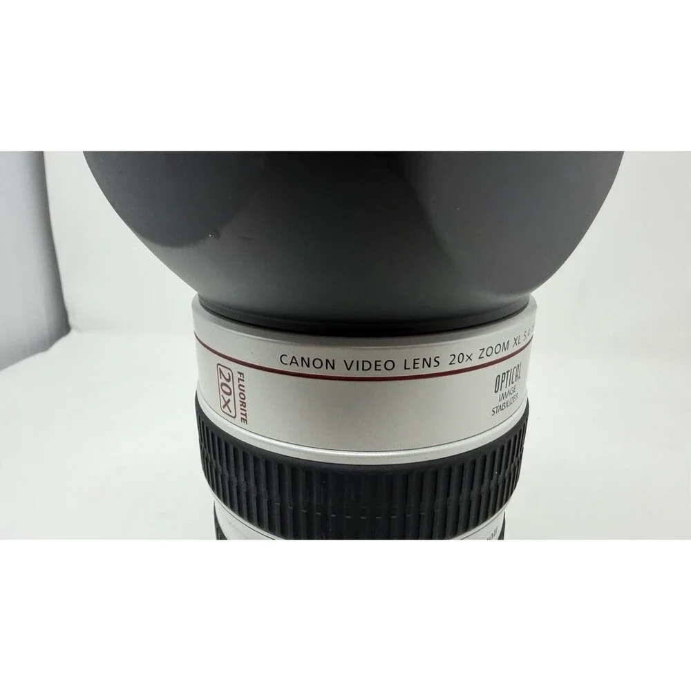 Canon Video Lens 20x Zoom XL 5.4-108mm L IS 1:1.6-3.5 72mm with Hood